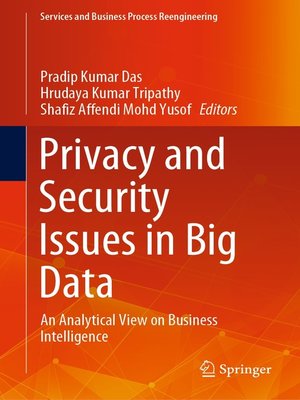 cover image of Privacy and Security Issues in Big Data